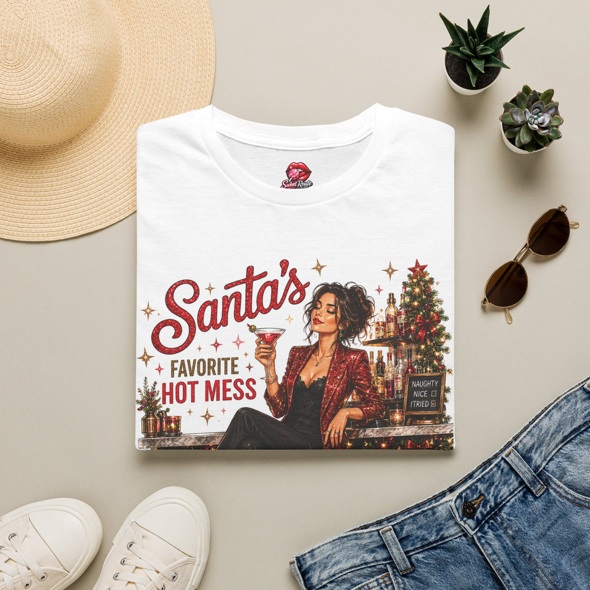 Santa's Favorite Hot Mess T-Shirt