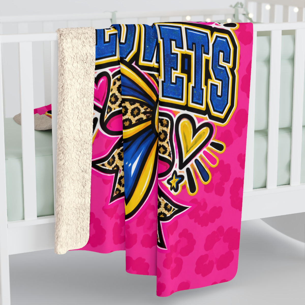 Yukon Yellow Jackets Sherpa Fleece Blanket