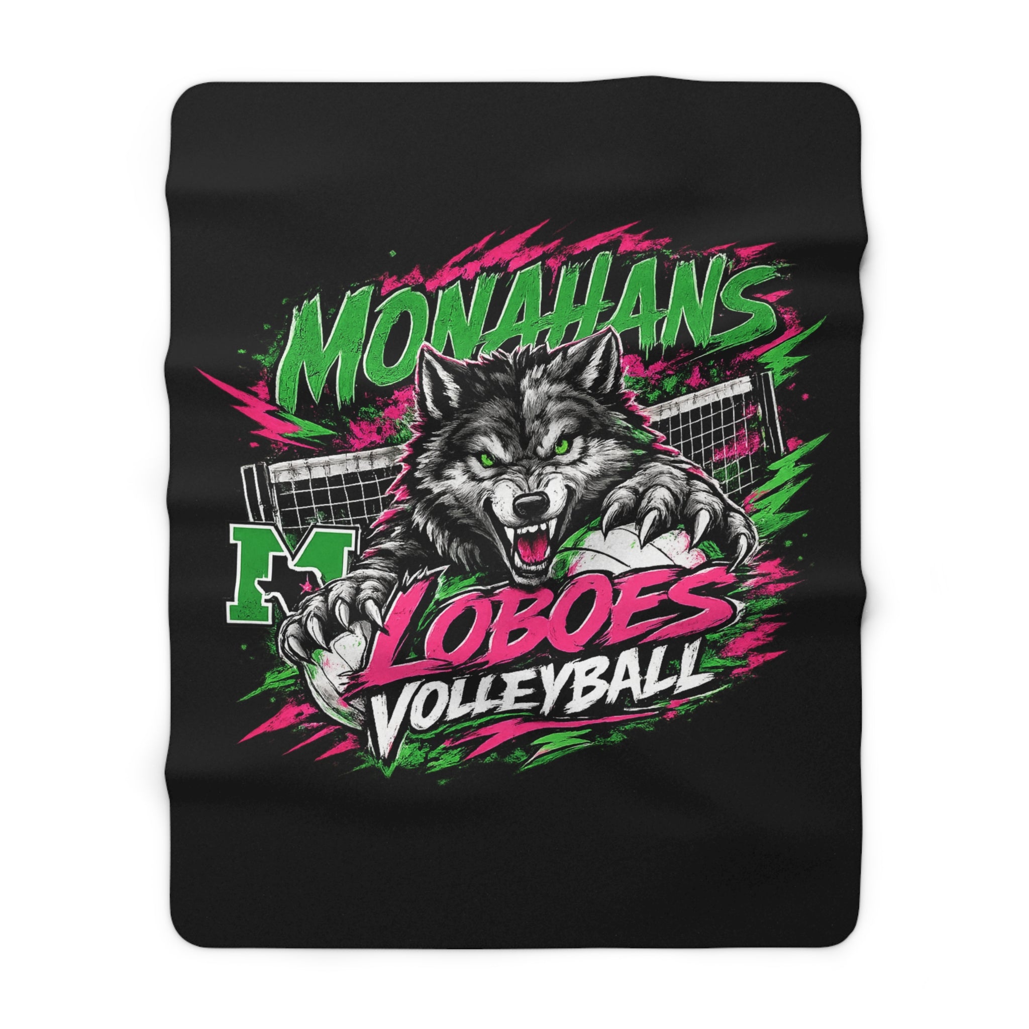 Loboes Volleyball Sherpa Blanket
