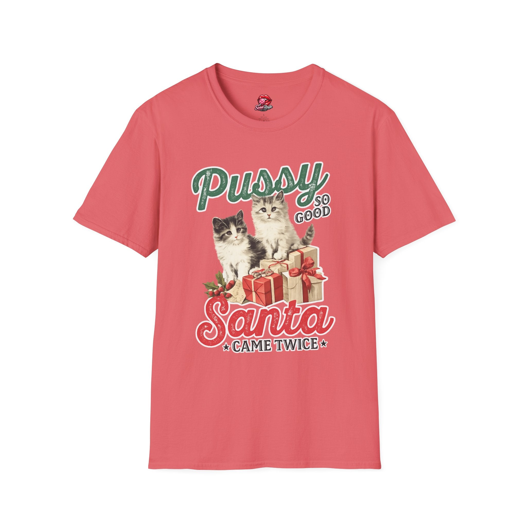 Pussy So Good kittens Santa T-Shirt