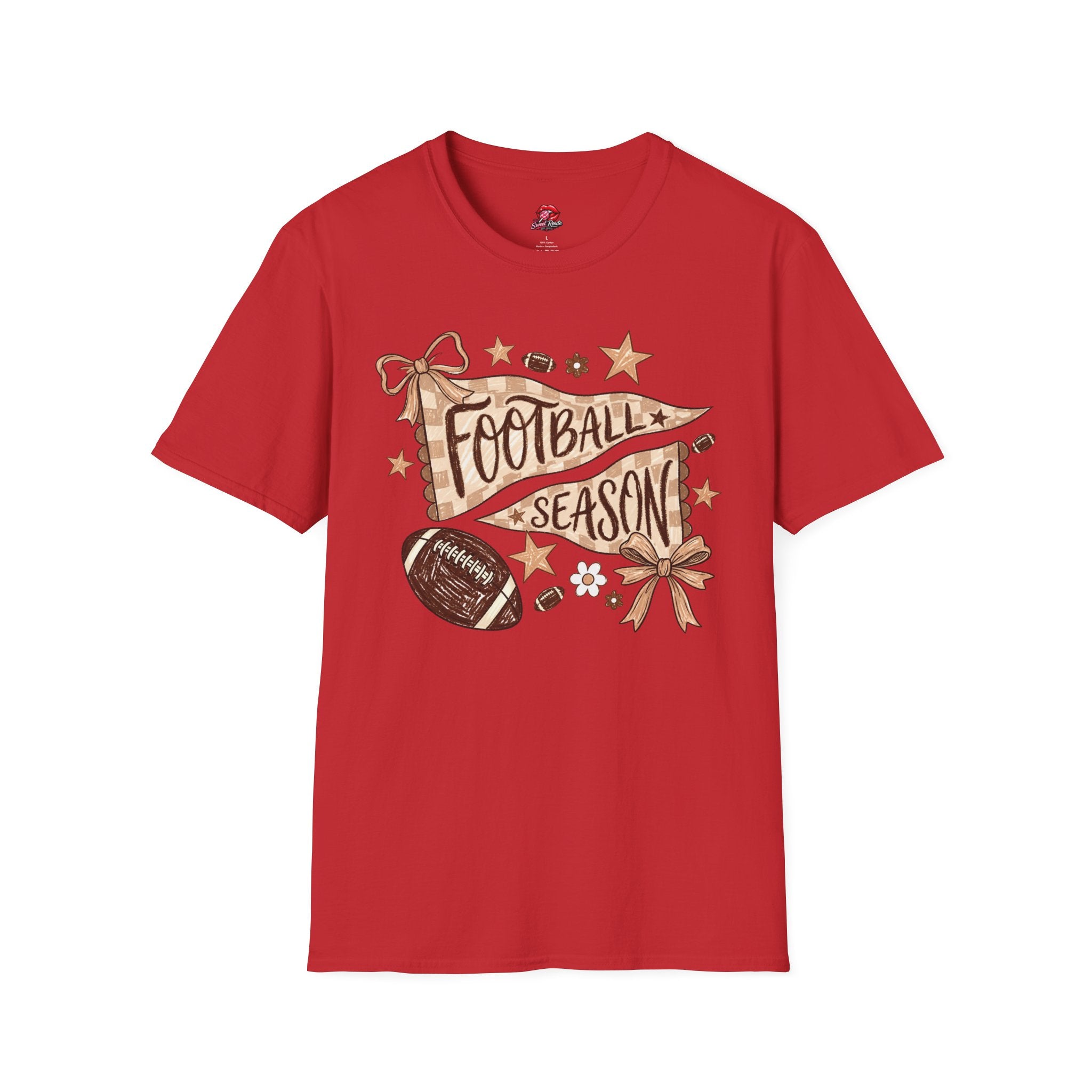 Pennant & Football Game Day Tee