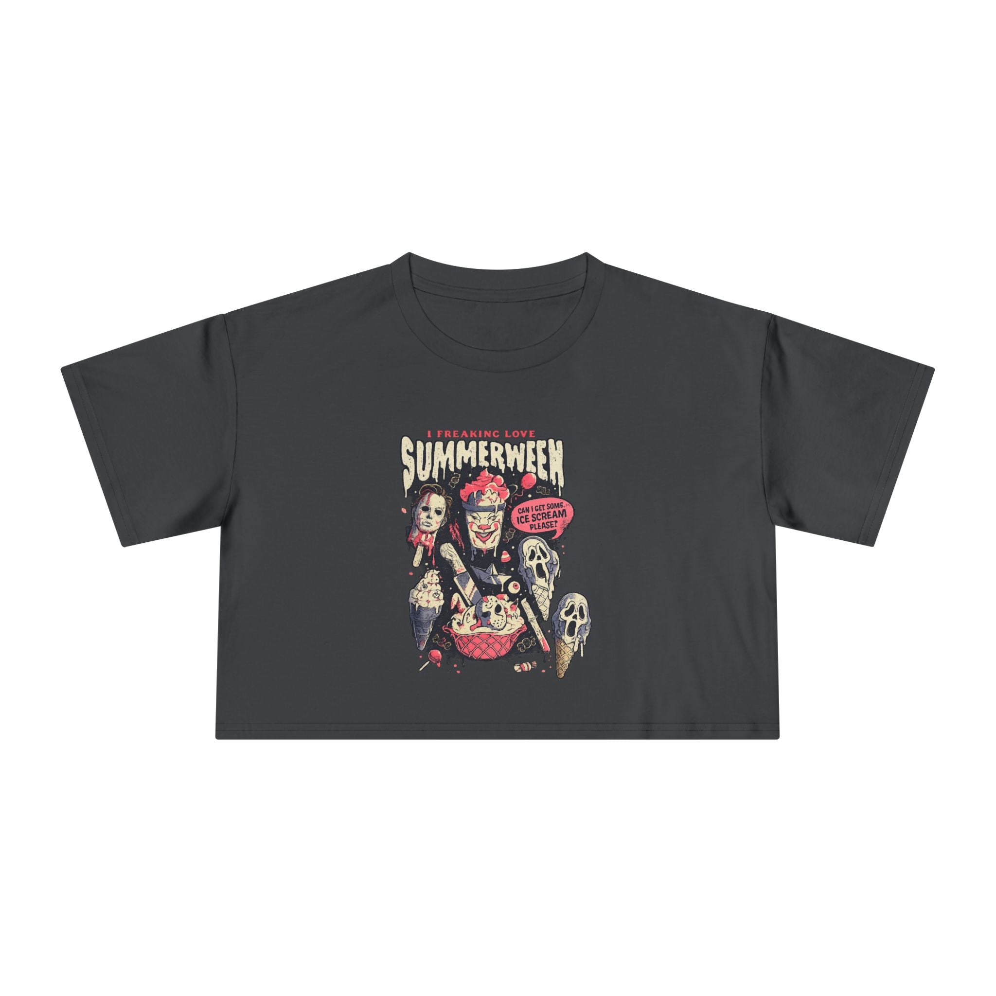 Summerween Horror Crop Top
