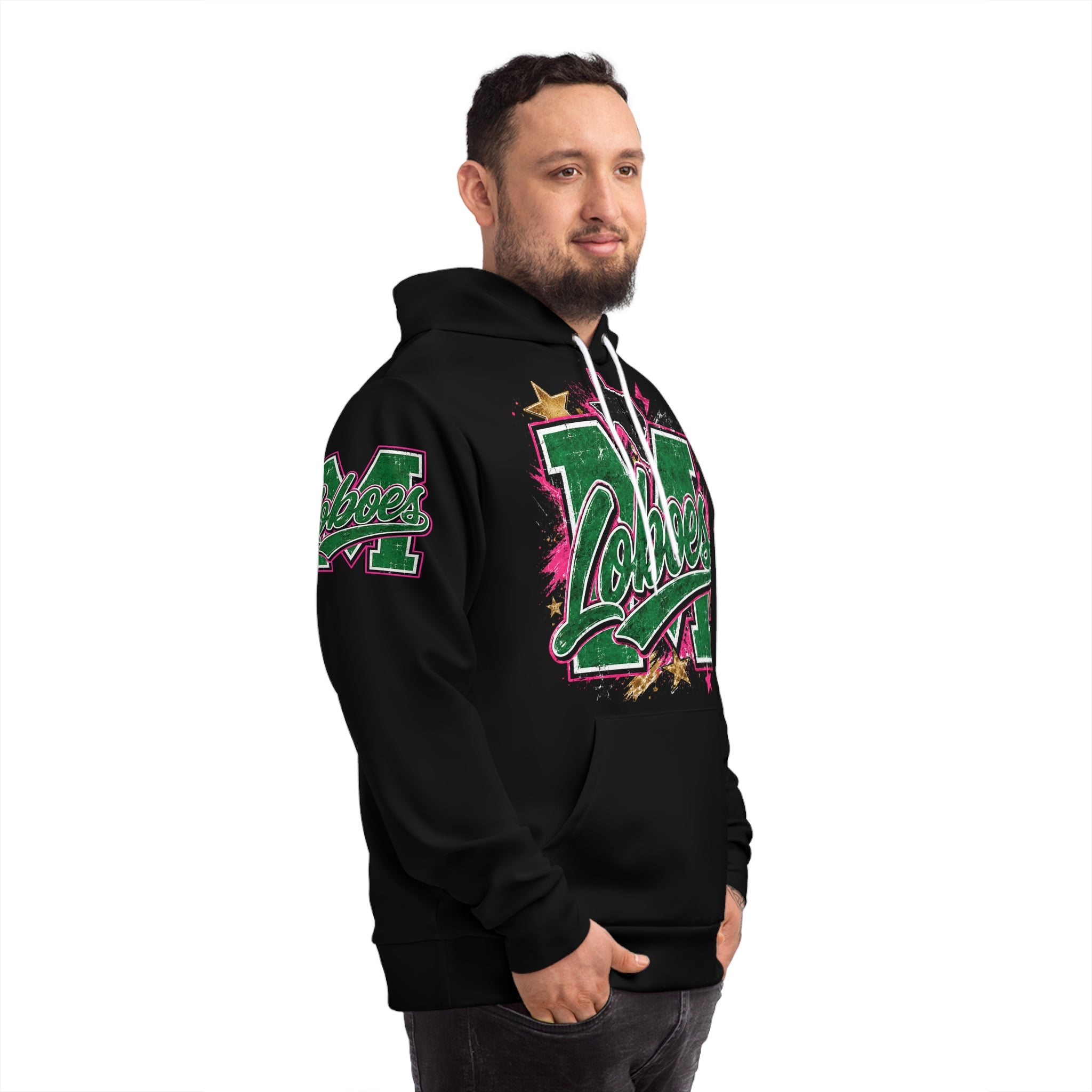 Loboes Script Letterman Hoodie