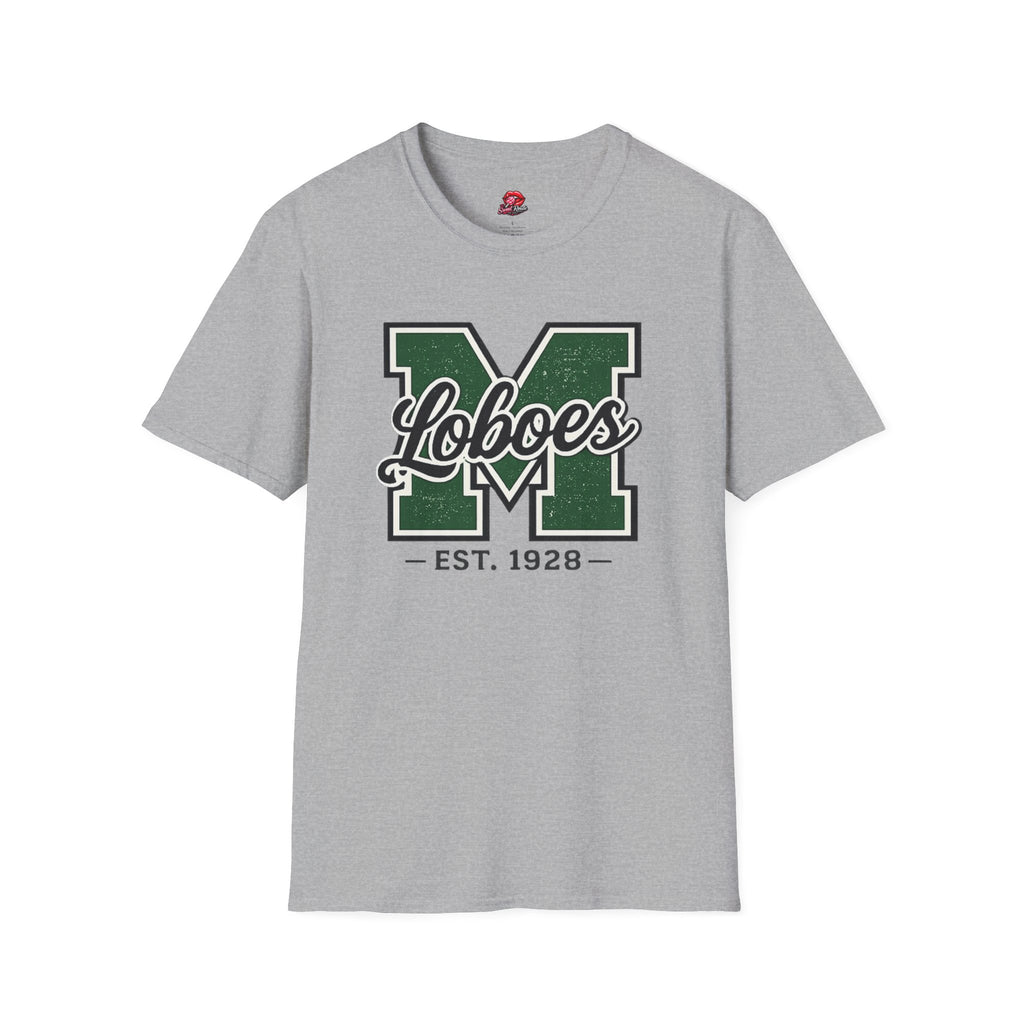 Loboes M Vintage Letterman T‑Shirt