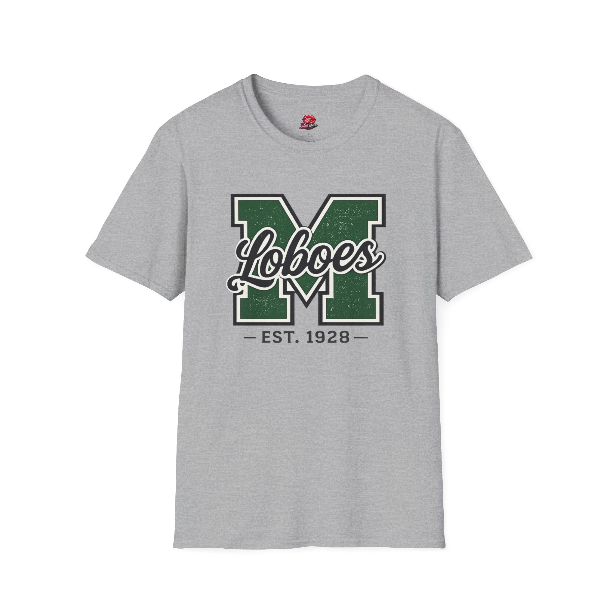 Loboes M Vintage Letterman T‑Shirt