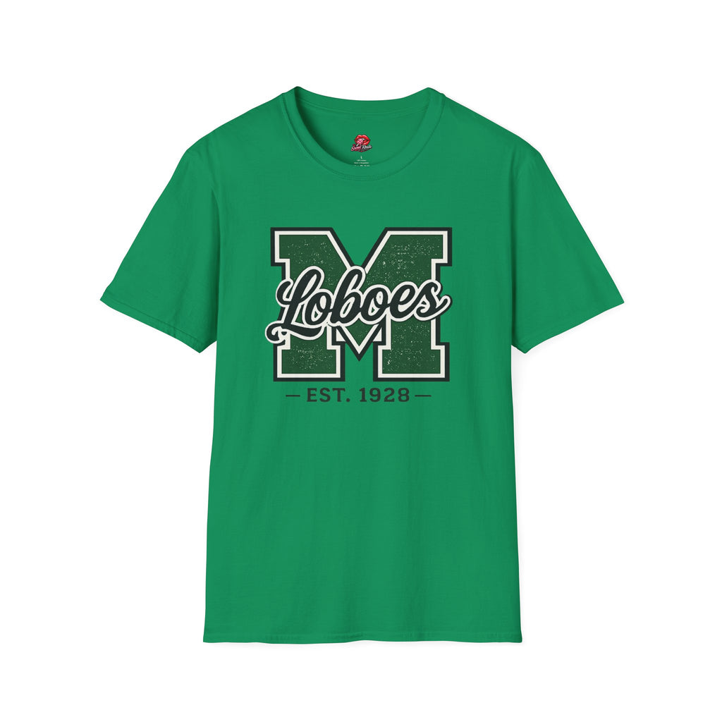 Loboes M Vintage Letterman T‑Shirt