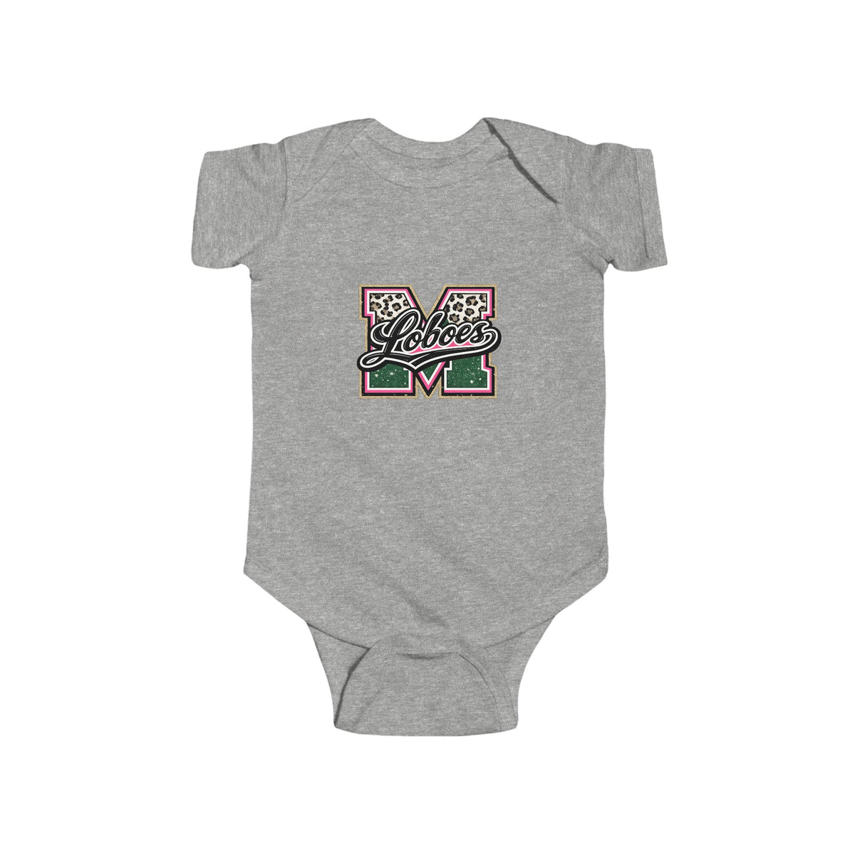 Infant Bodysuit with Varsity Letterman M