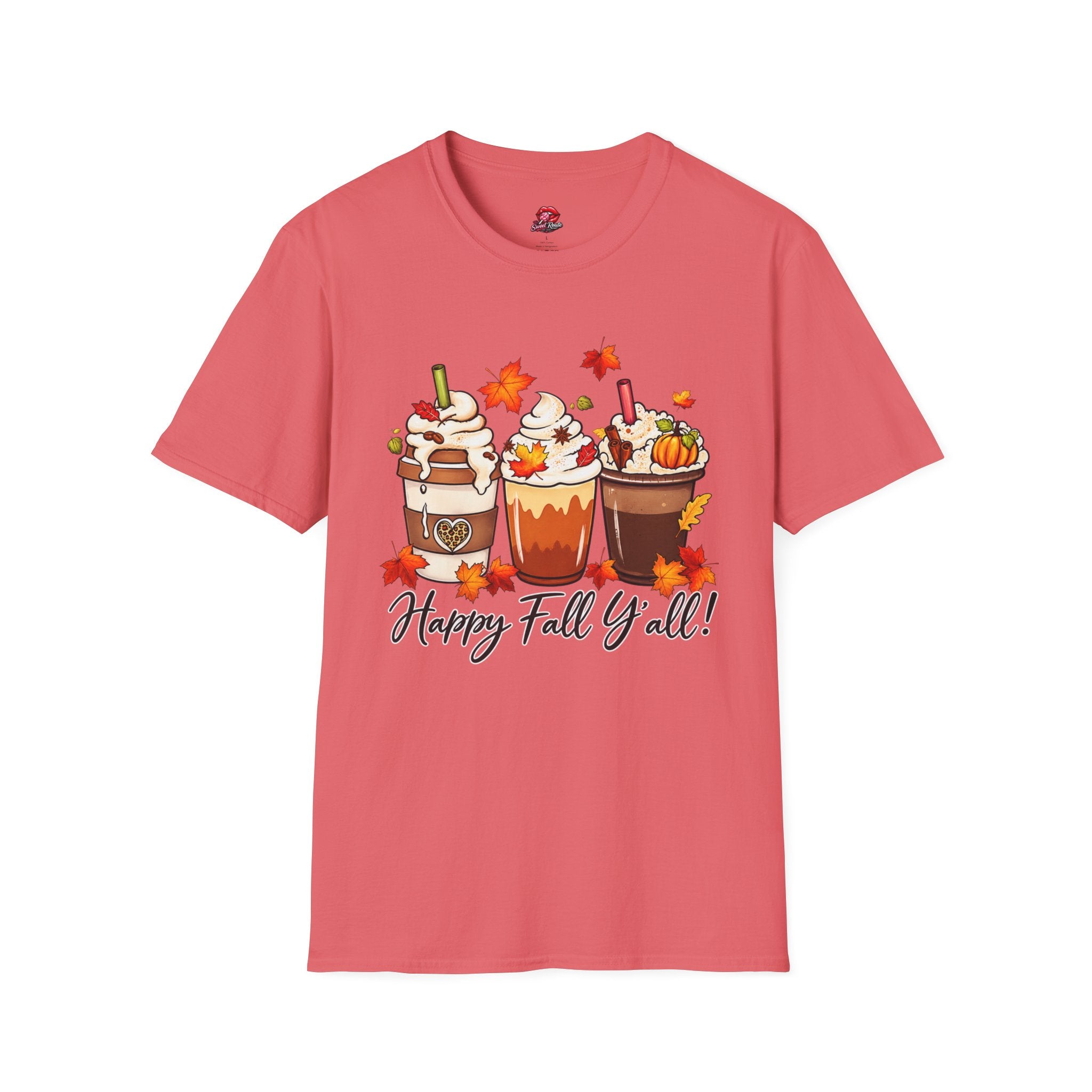 Happy Fall Y'all Pumpkin Spice Latte Tee