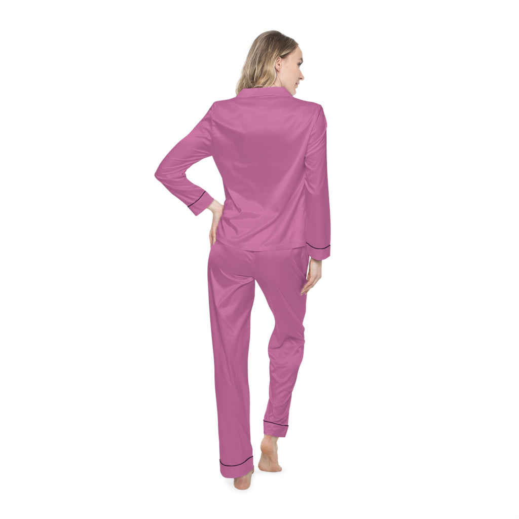 Women's Sweet Route Satin Pajamas