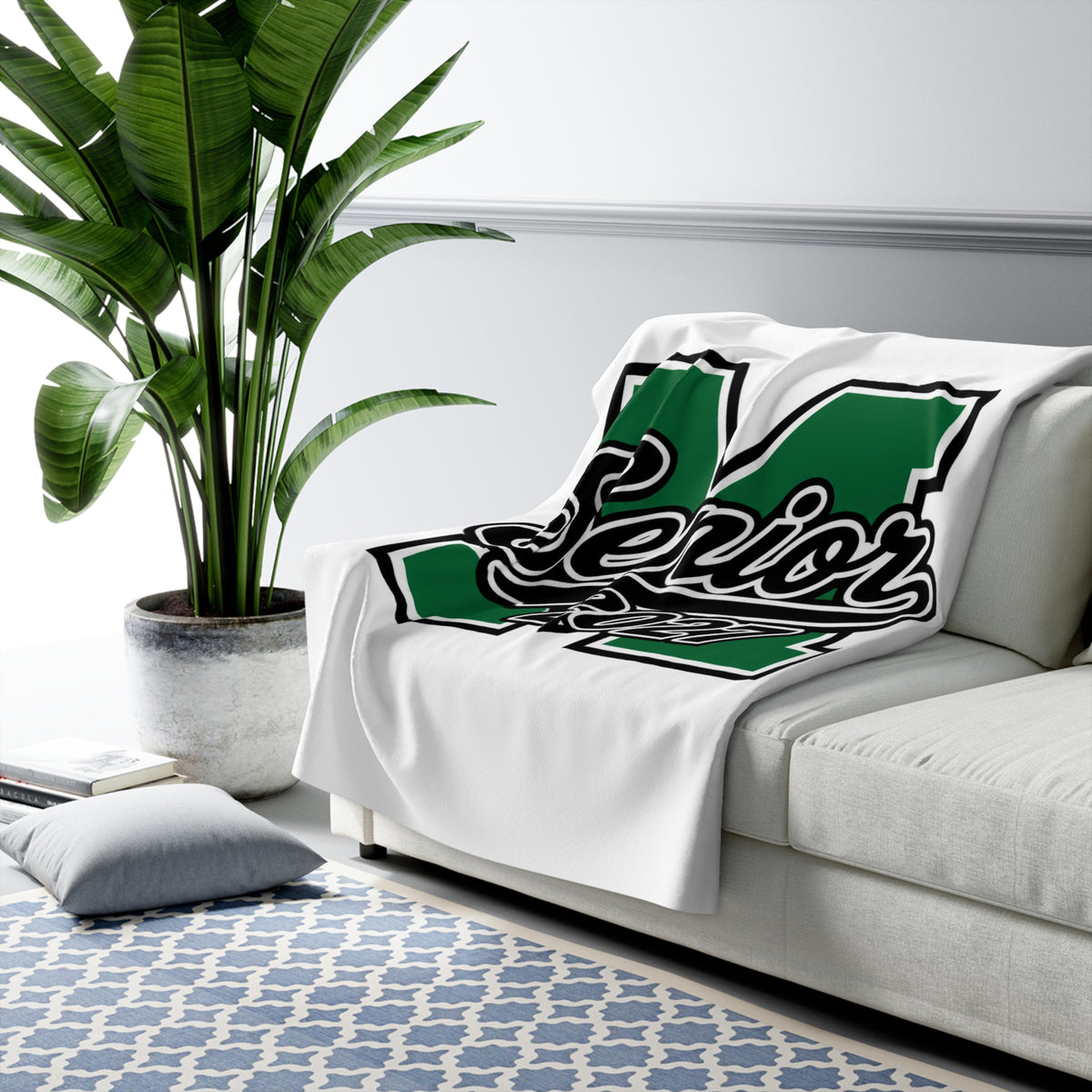 Senior 2027 Sherpa Stadium Blanket