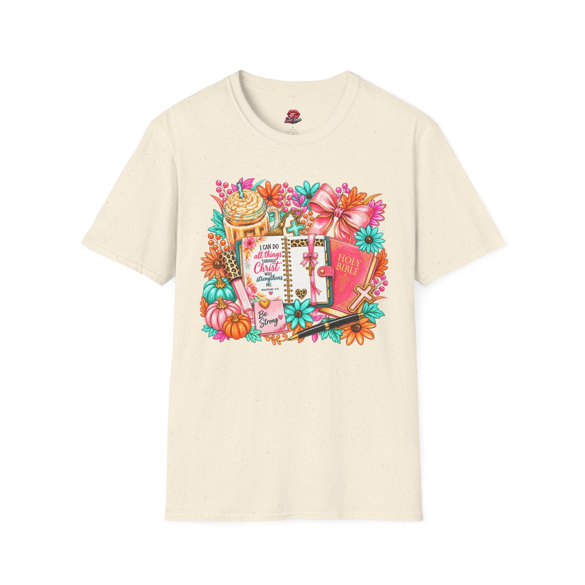 Floral Bible & Devotional Design Tee