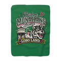 Monahans Lobo Land Sherpa Blanket – 'She's From Monahans' Fleece Throw