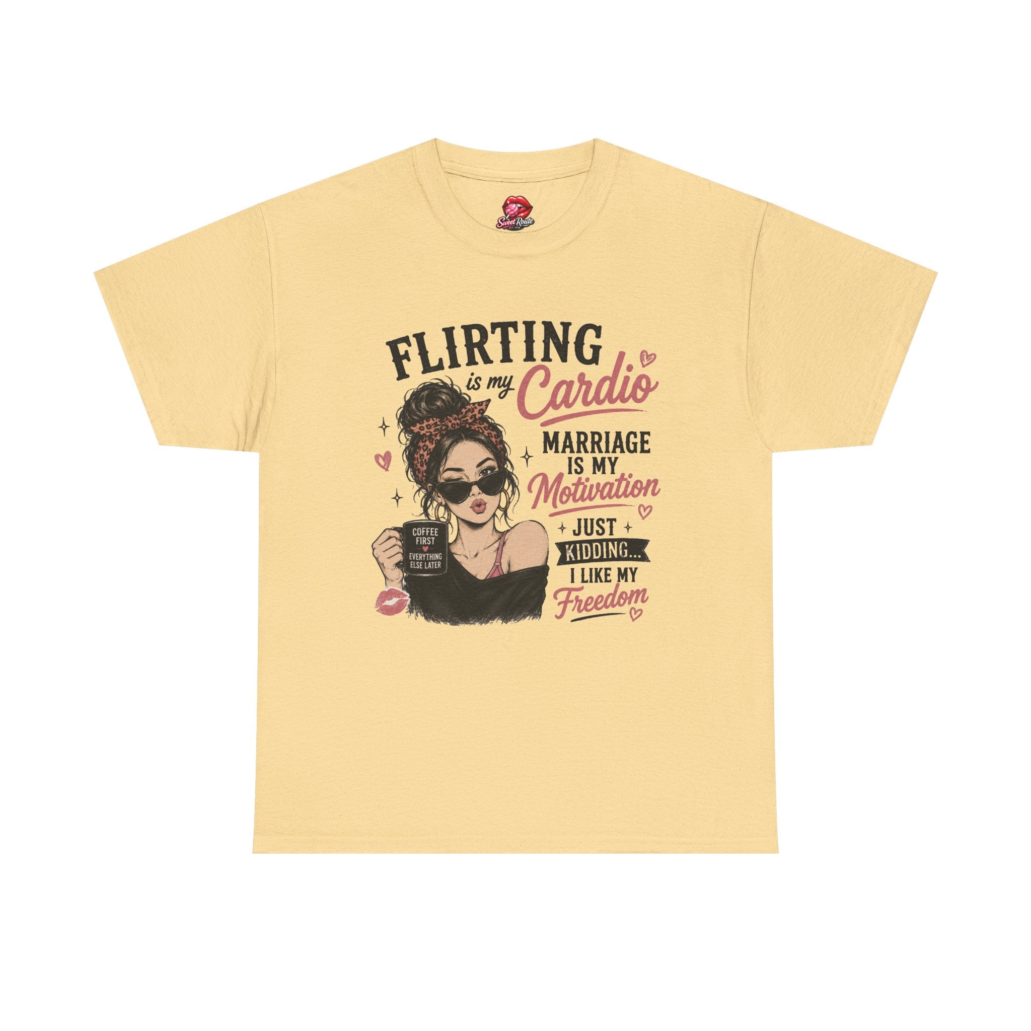 Flirting Is My Cardio tee