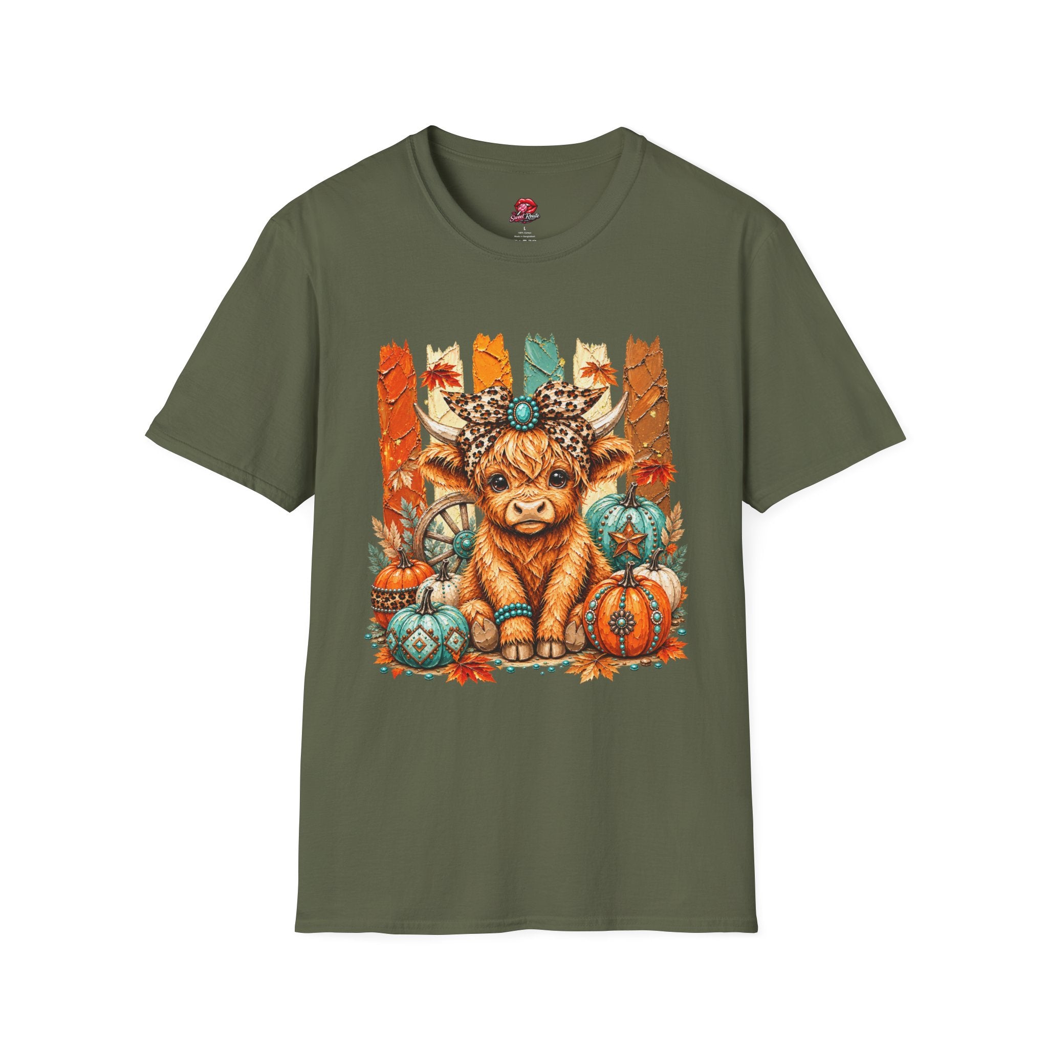 Autumn Highland Cow T-Shirt