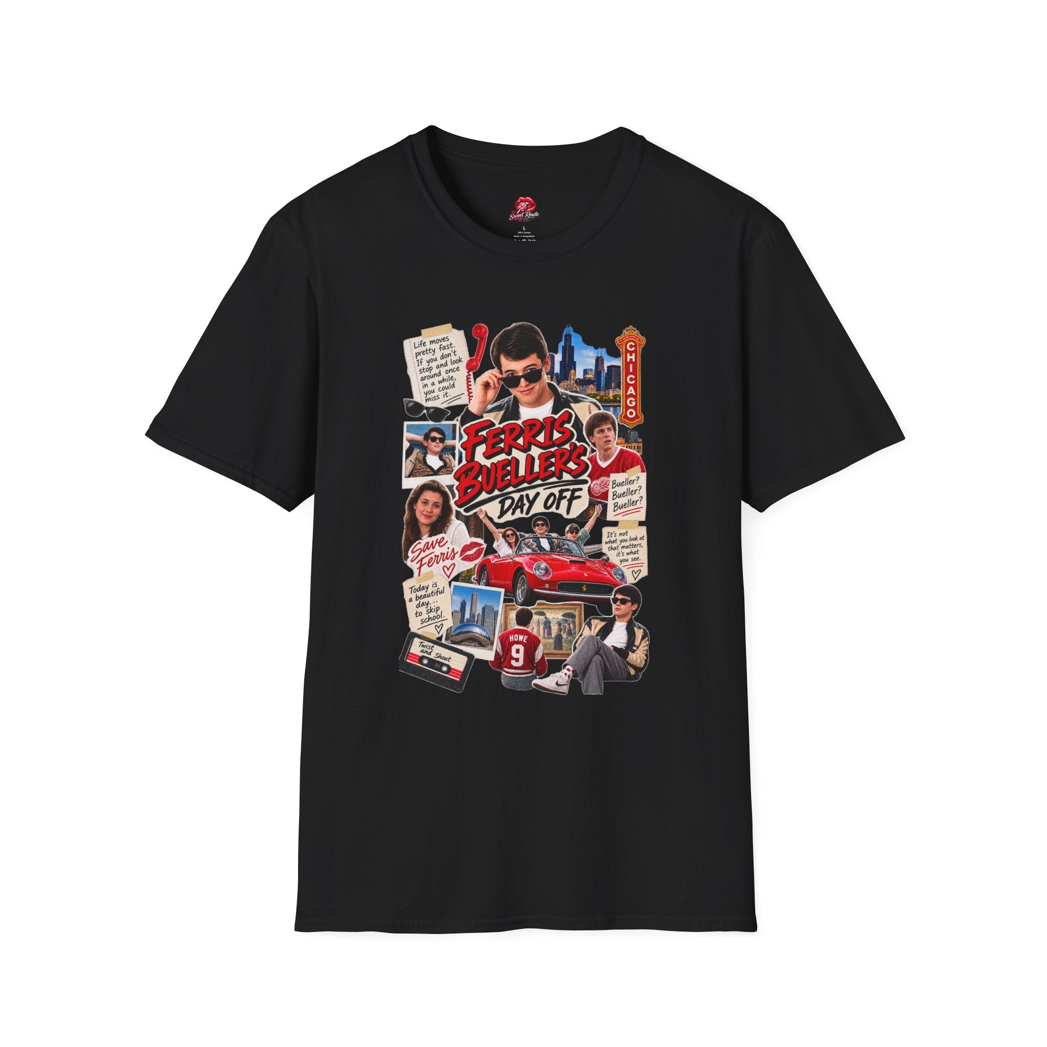 Ferris Collage Movie T-Shirt