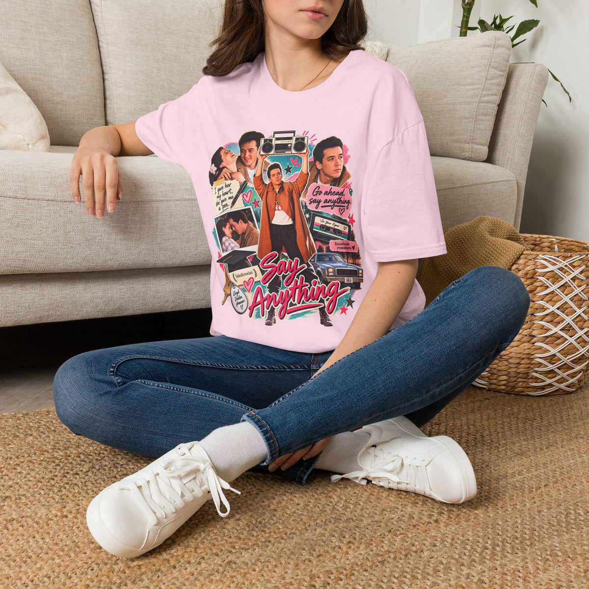 Retro 80s Teen Movie Collage Tee