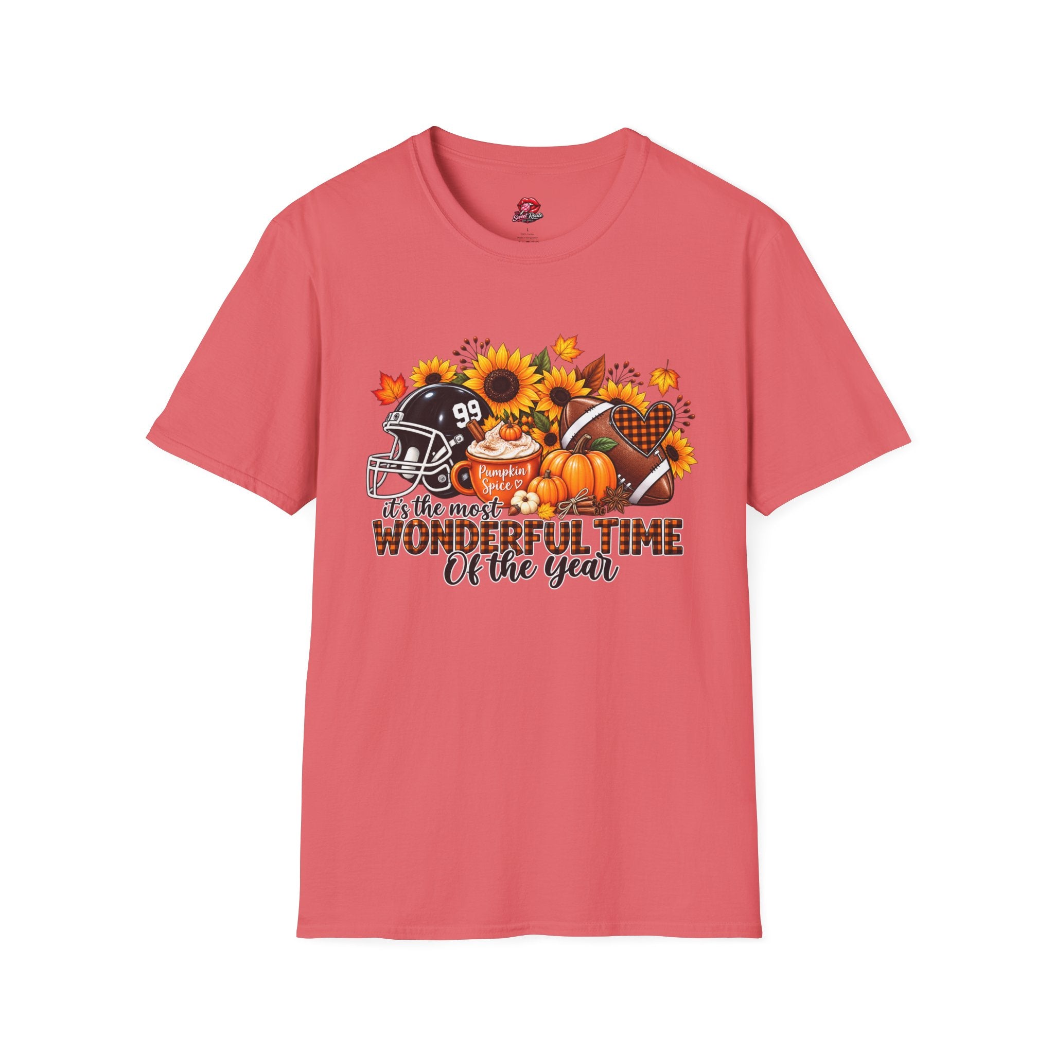 It's the Most Wonderful Time of the Year Pumpkin Spice Football Tee