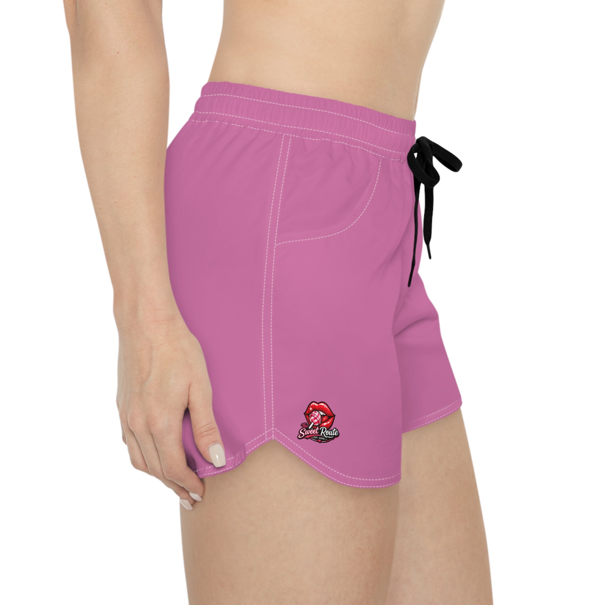 Sweet Route Pink Women's Shorts