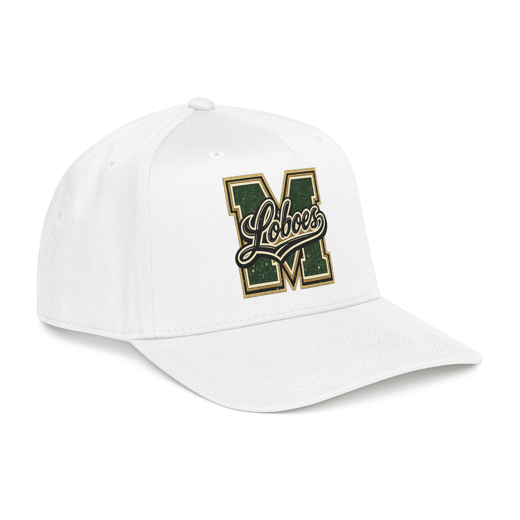 Loboes Vintage Letter M Mid-Profile Baseball Cap
