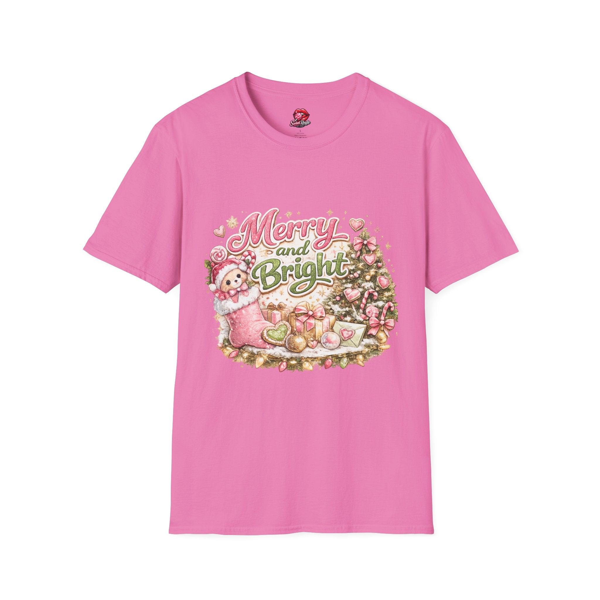 Merry and Bright Christmas Tee