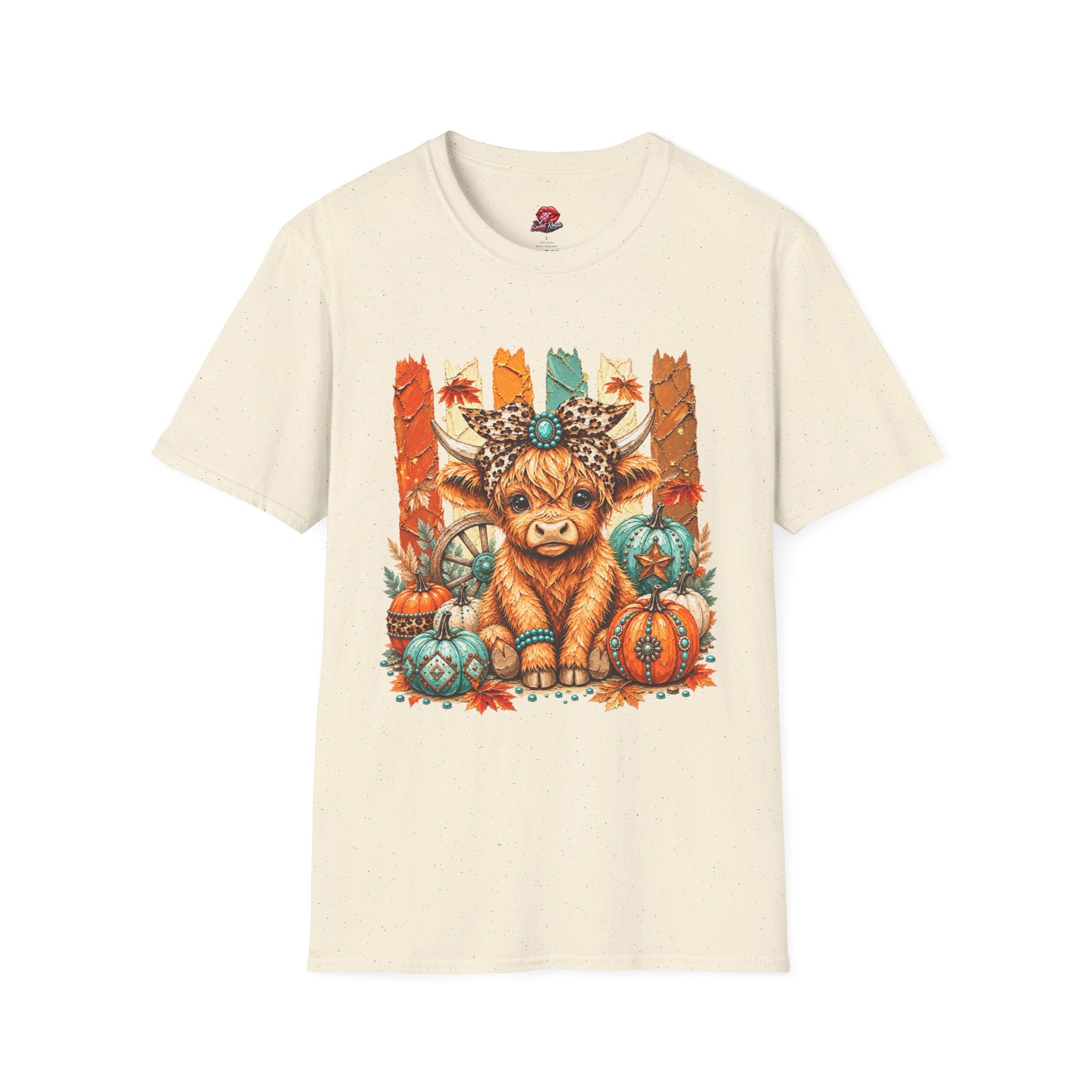 Autumn Highland Cow T-Shirt