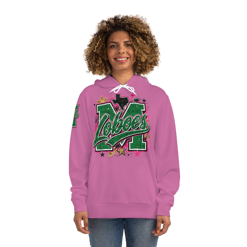 Pink Loboes Varsity Hoodie