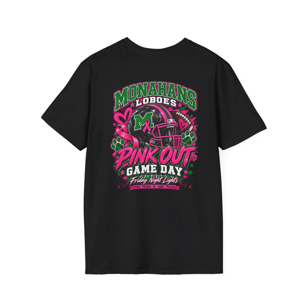 Monahans Loboes Pink Out Game Day Graphic T-Shirt