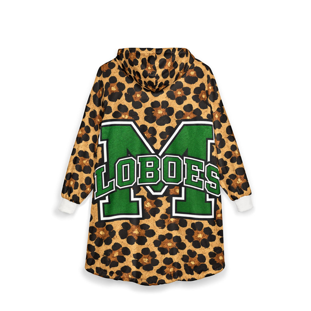 Loboes Leopard Hooded Blanket