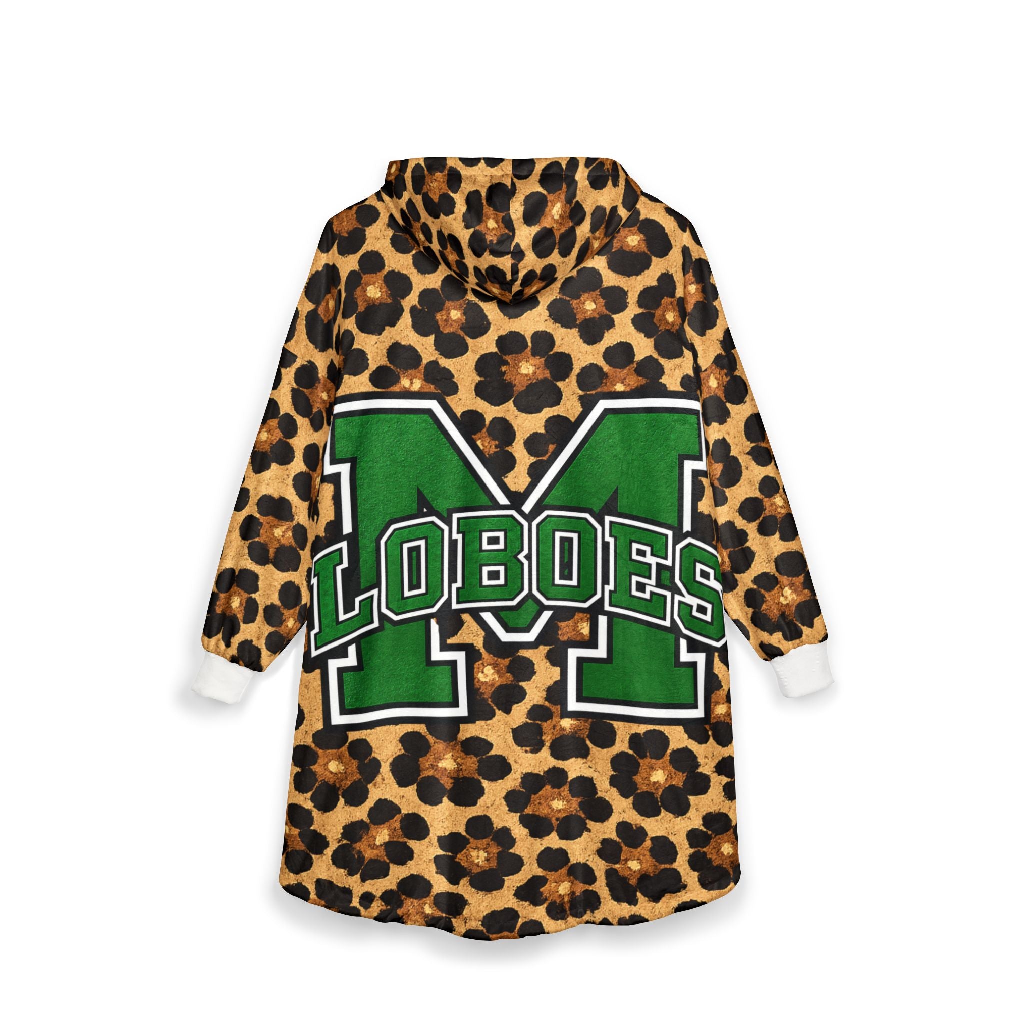 Loboes Leopard Hooded Blanket