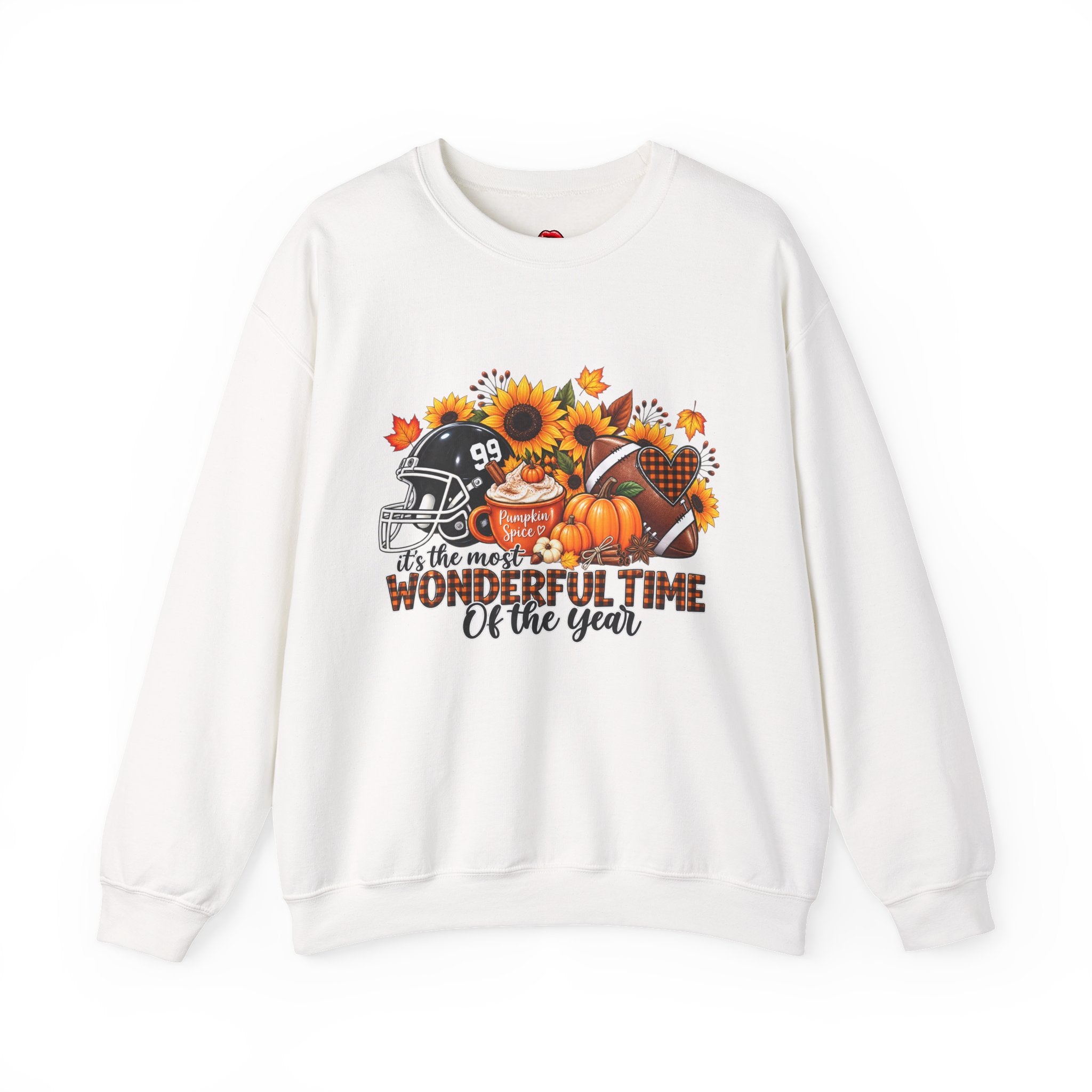 It's the Most Wonderful Time of the Year Pumpkin & Sunflower Fall  Crewneck
