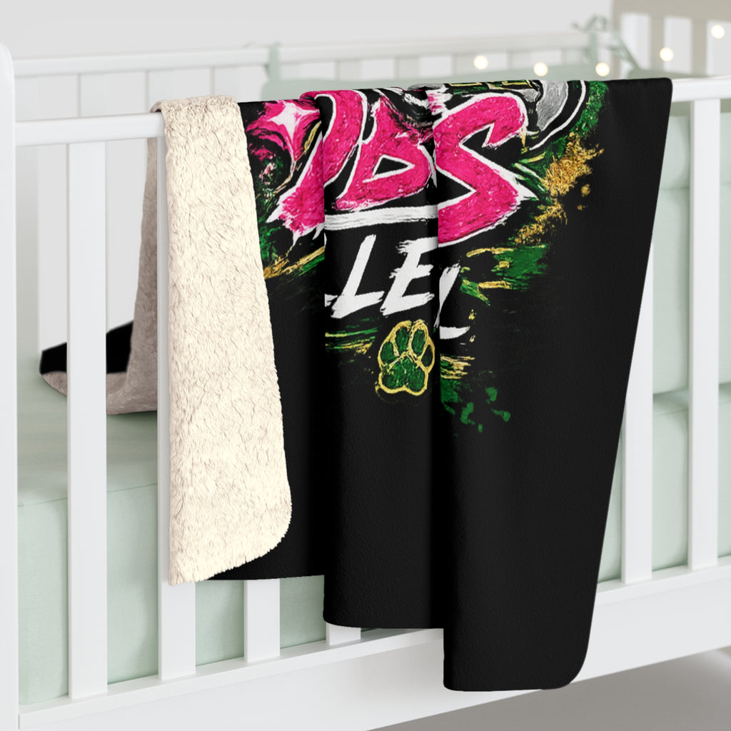 Monahans Lobos Volleyball Sherpa Blanket