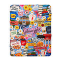 Gilmore Collage Sherpa Blanket