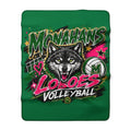 Monahans Loboes Volleyball Sherpa Blanket
