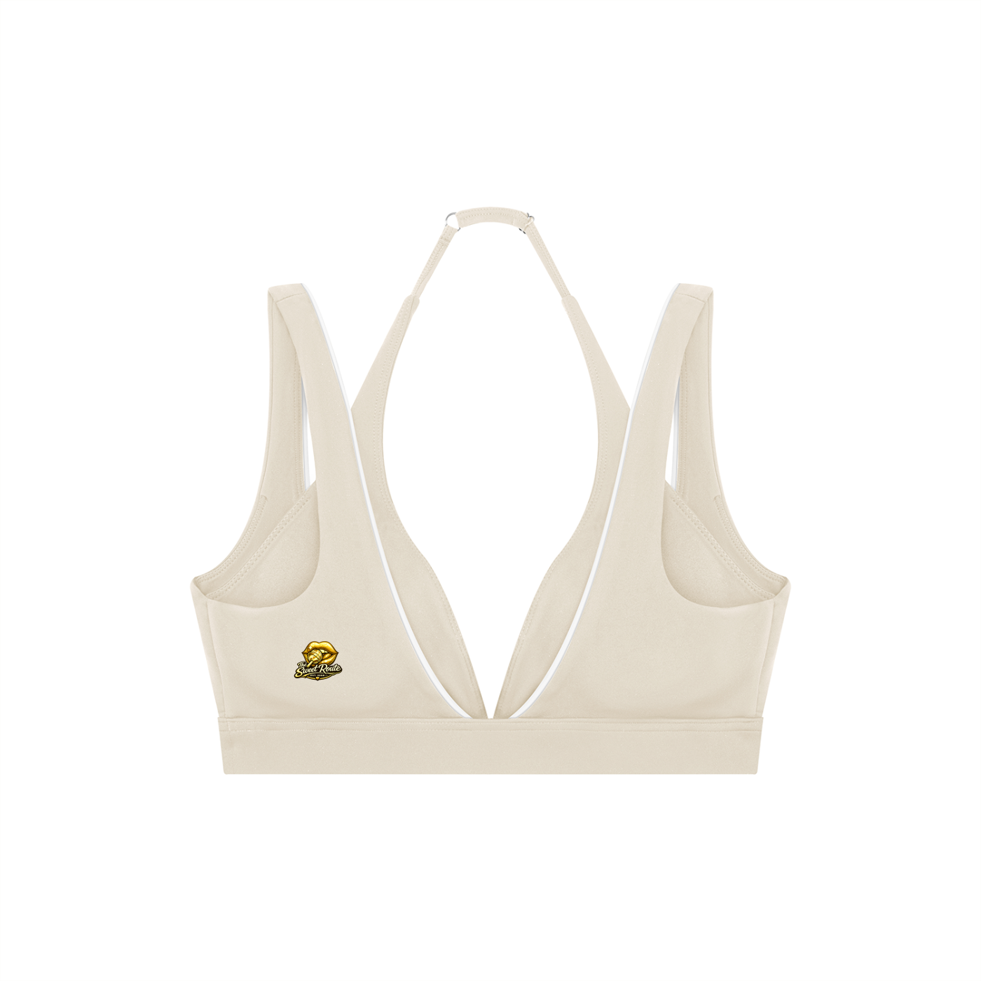Sweet Route Women’s Halter Neck Yoga Sports Bra