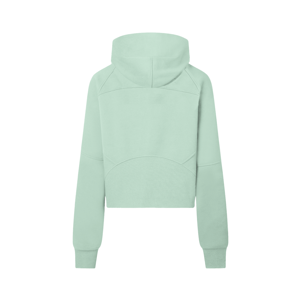 Sweet Route Cropped Half-Zip Hoodie