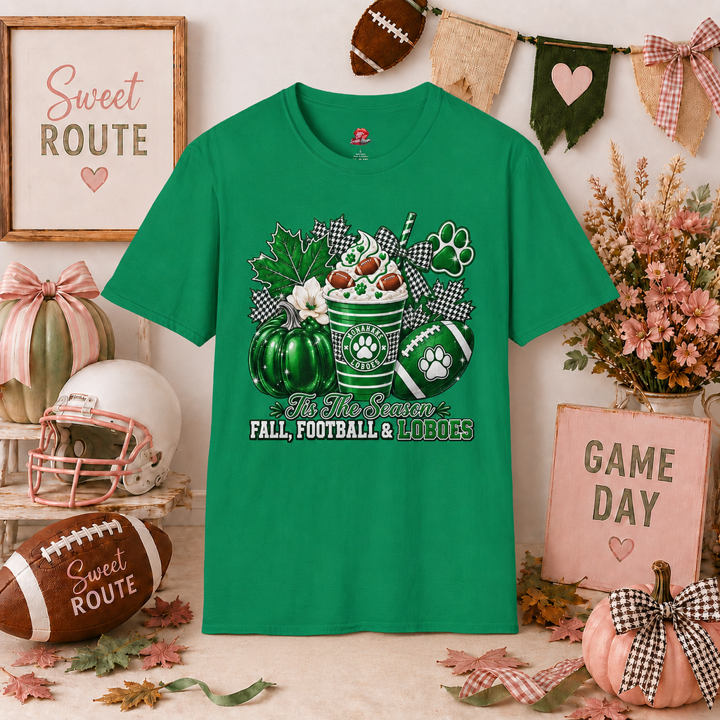 Lobo Football & Paw T-Shirt