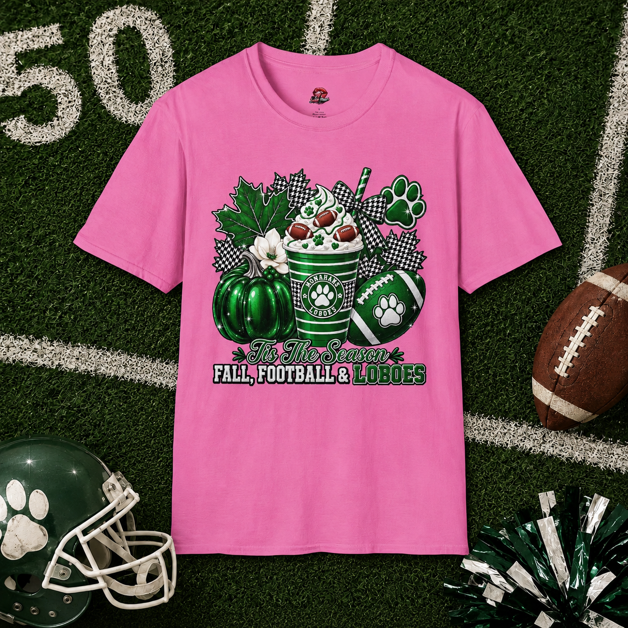 Lobo Football & Paw T-Shirt