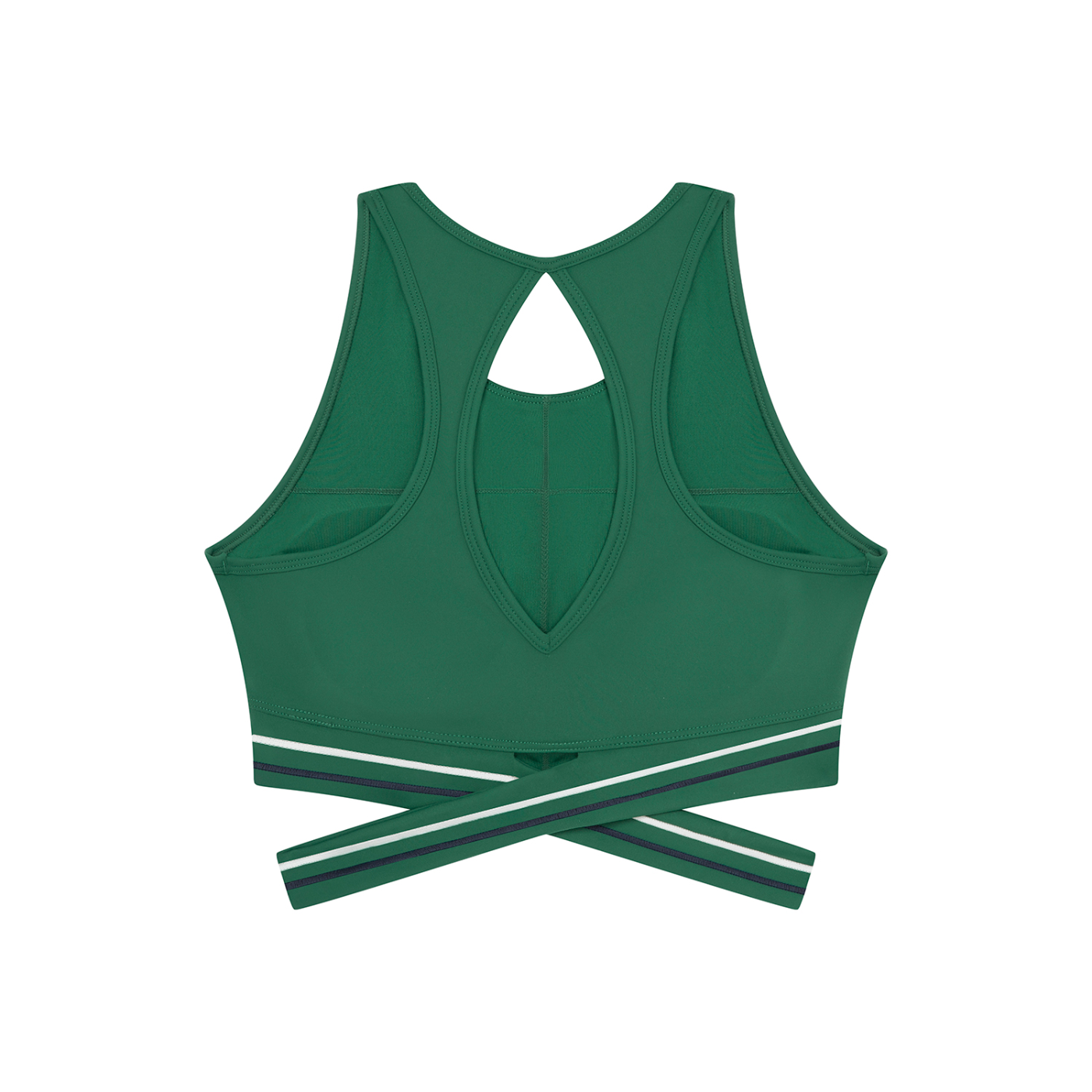 Monahans Loboes Women’s Criss-Cross Sports Bra | Kelly Green Game Day Athletic Bra