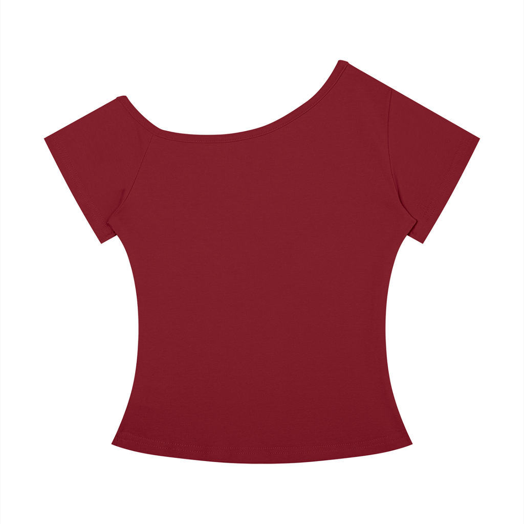 Sweet Route Women’s Off-the-Shoulder T-Shirt