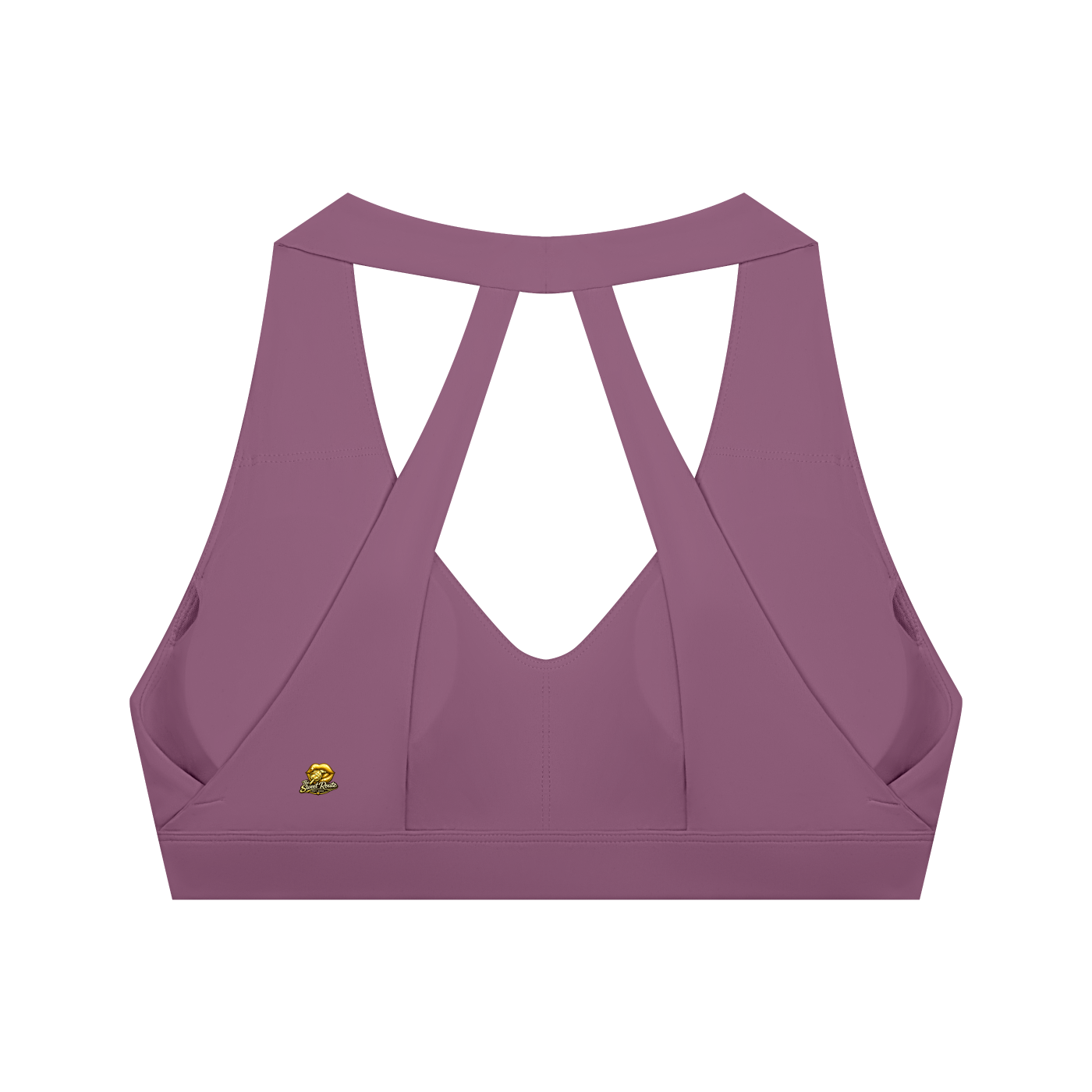 Sweet Route Women's Halter Cropped Sports Bra