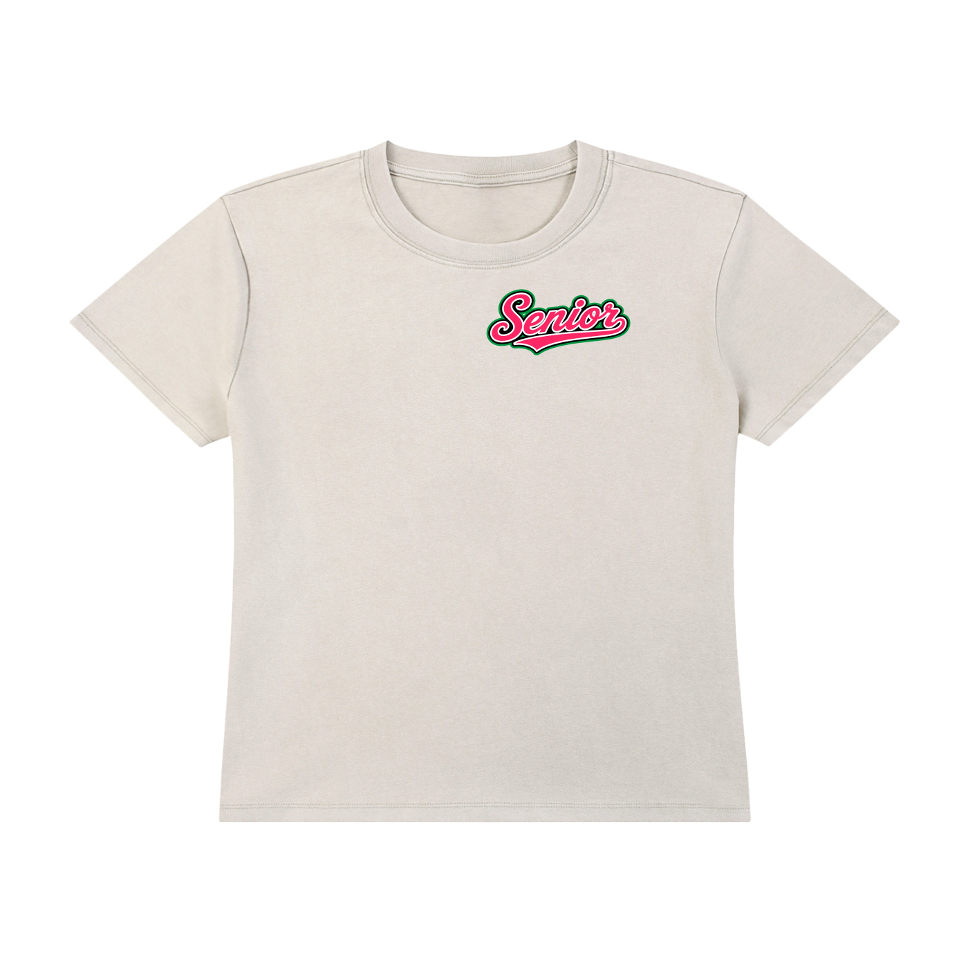 Senior 2027 Vintage Wash Graphic T-Shirt | Class of 2027 Women’s Oversized Tee