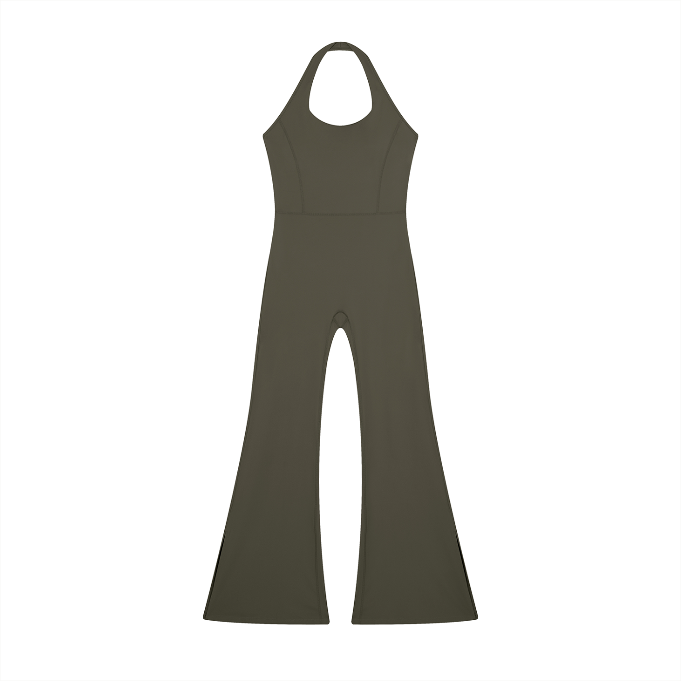 Sweet Route Women’s Halter Flared Jumpsuit