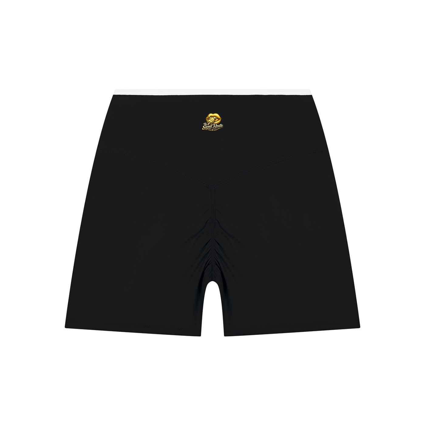 Sweet Route Women’s High Rise Color Block Yoga Shorts