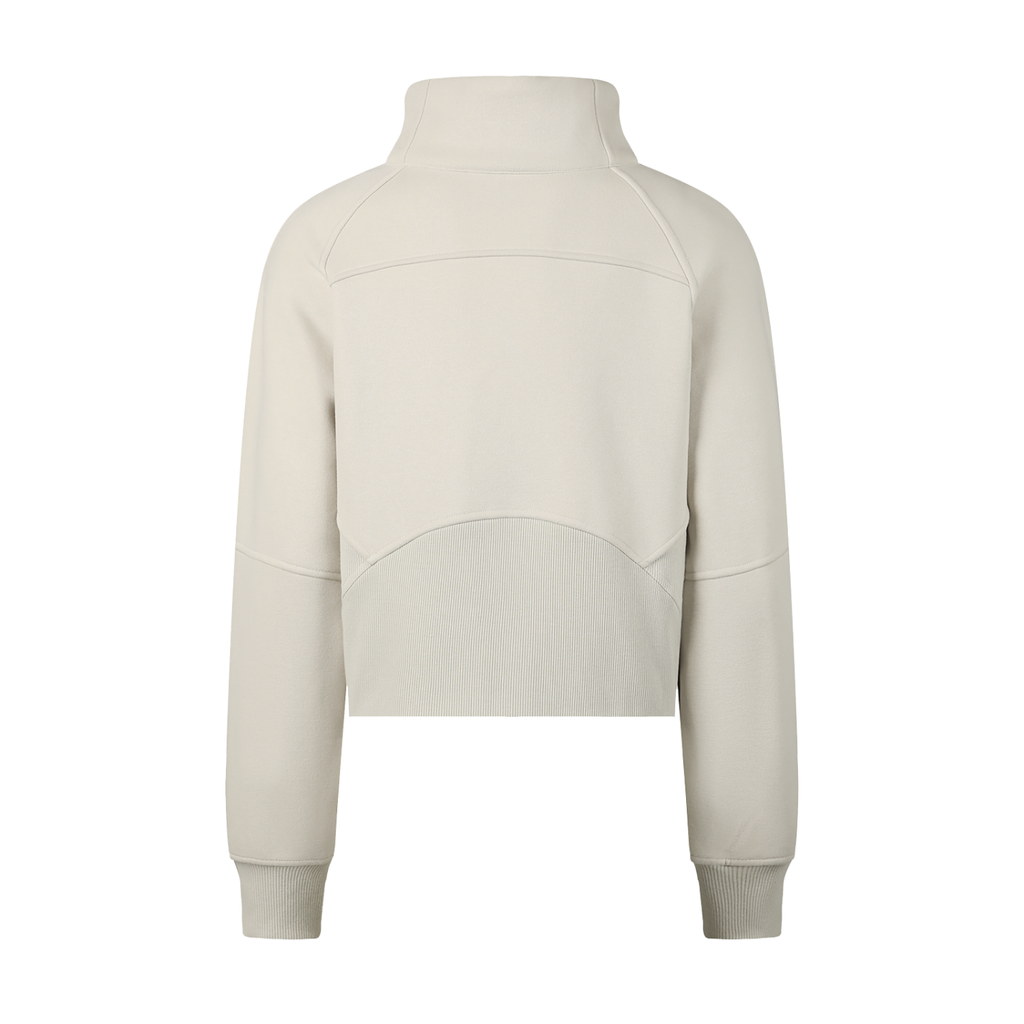 Sweet Route Cropped Half-Zip Sweatshirt