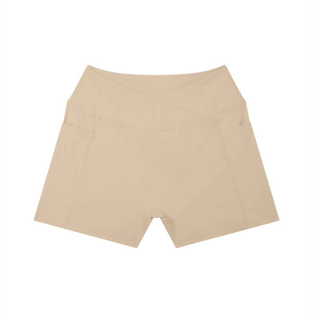 Sweet Route Women’s High Rise Pocket Yoga Shorts