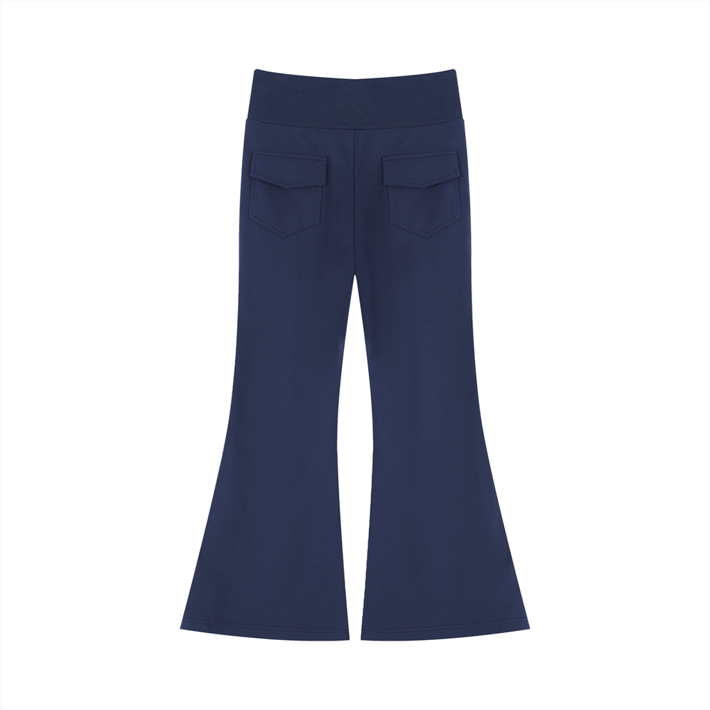 Sweet Route Women's Drawstring Flared Leg Pants