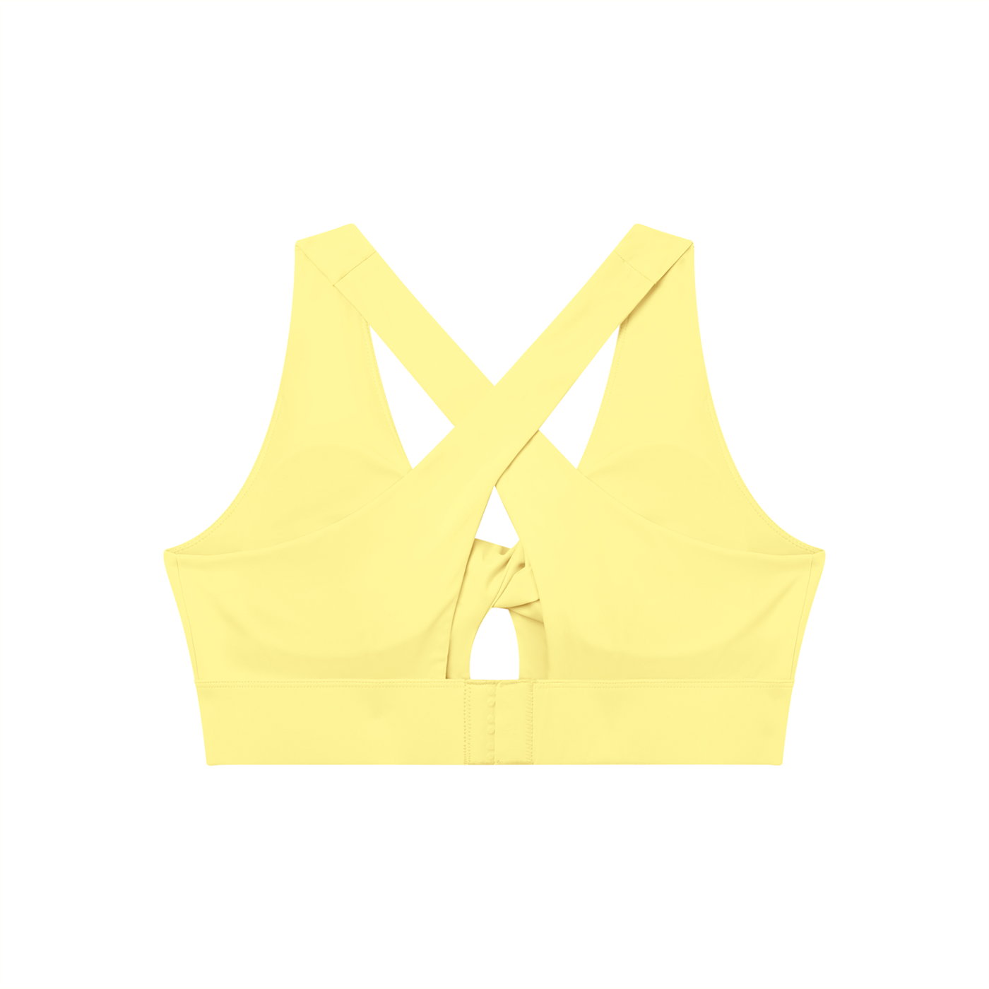 Sweet Route Women's Twist Front V-Neck Sports Bra