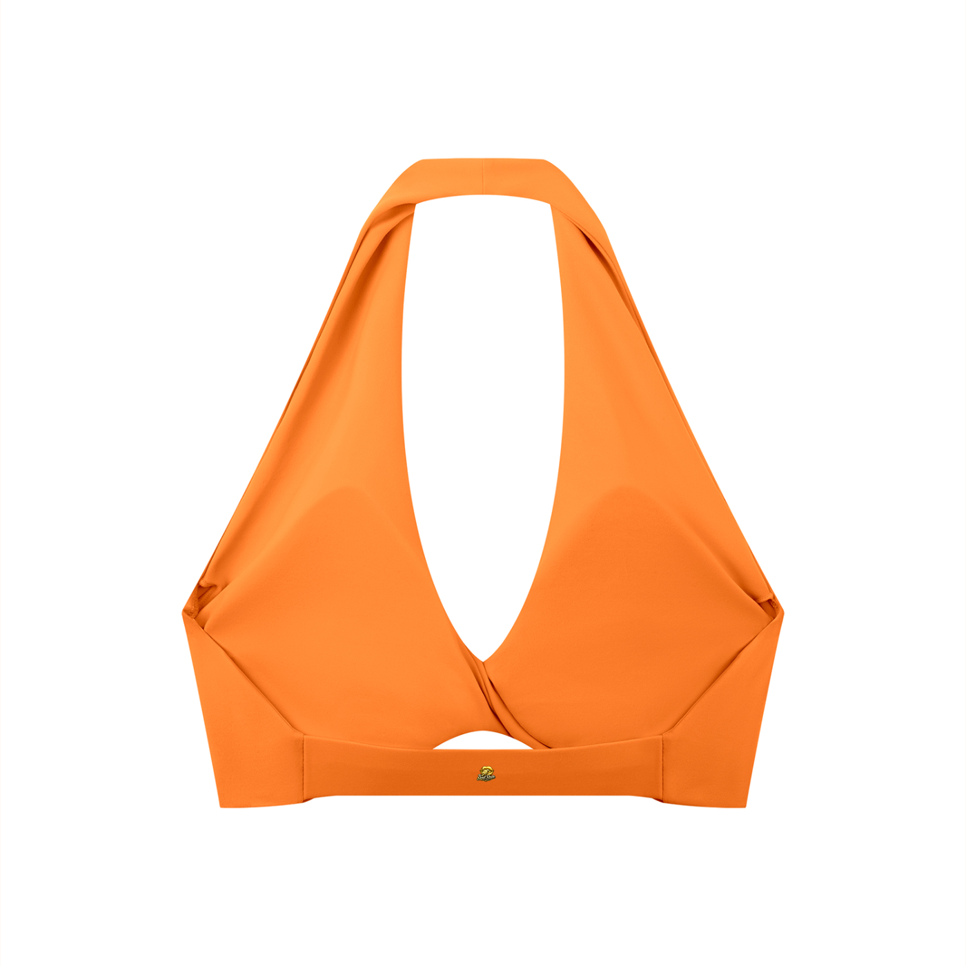 Sweet Route Women's Pleated Halter Sports Bra