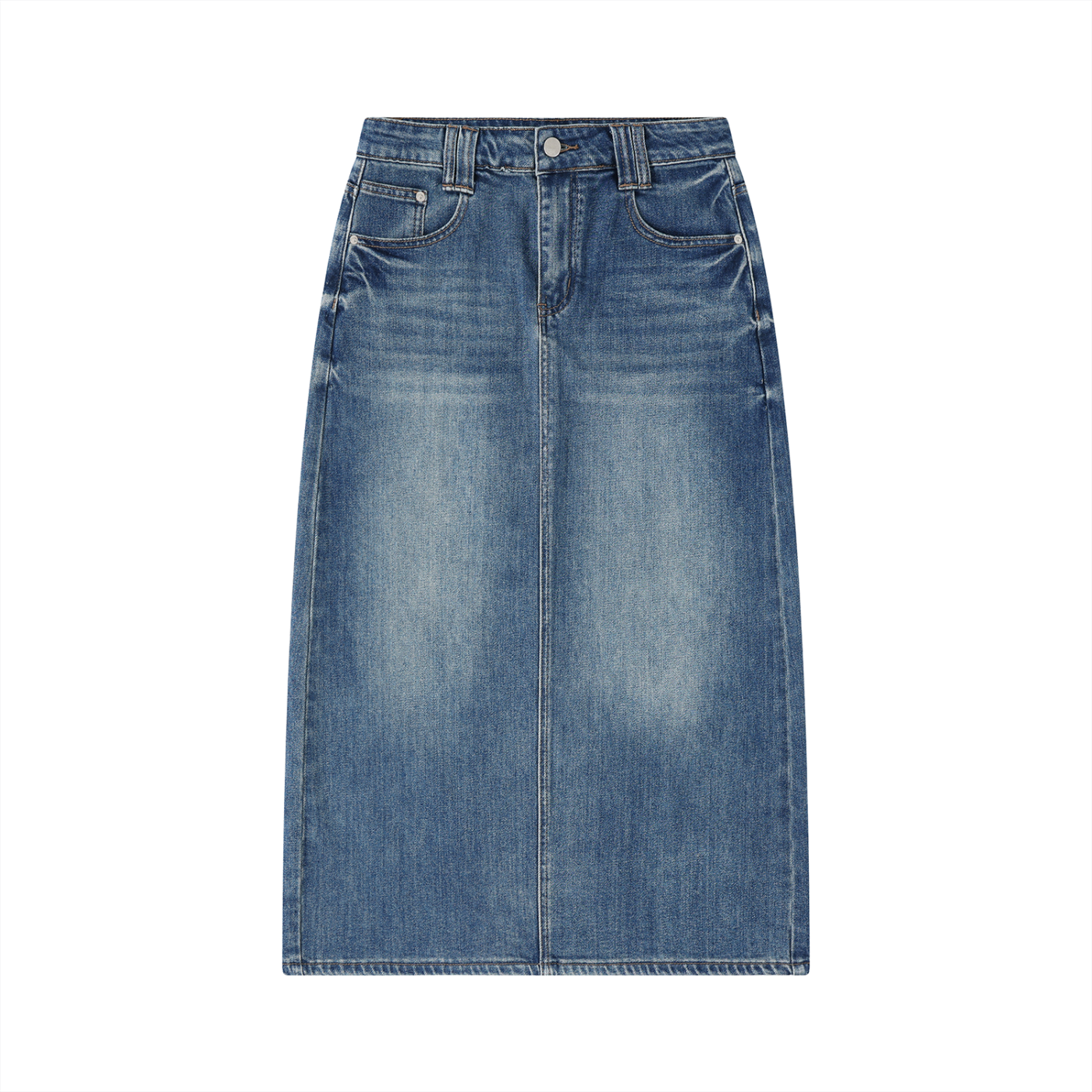 Sweet Route Women’s Vintage Wash Denim Skirt