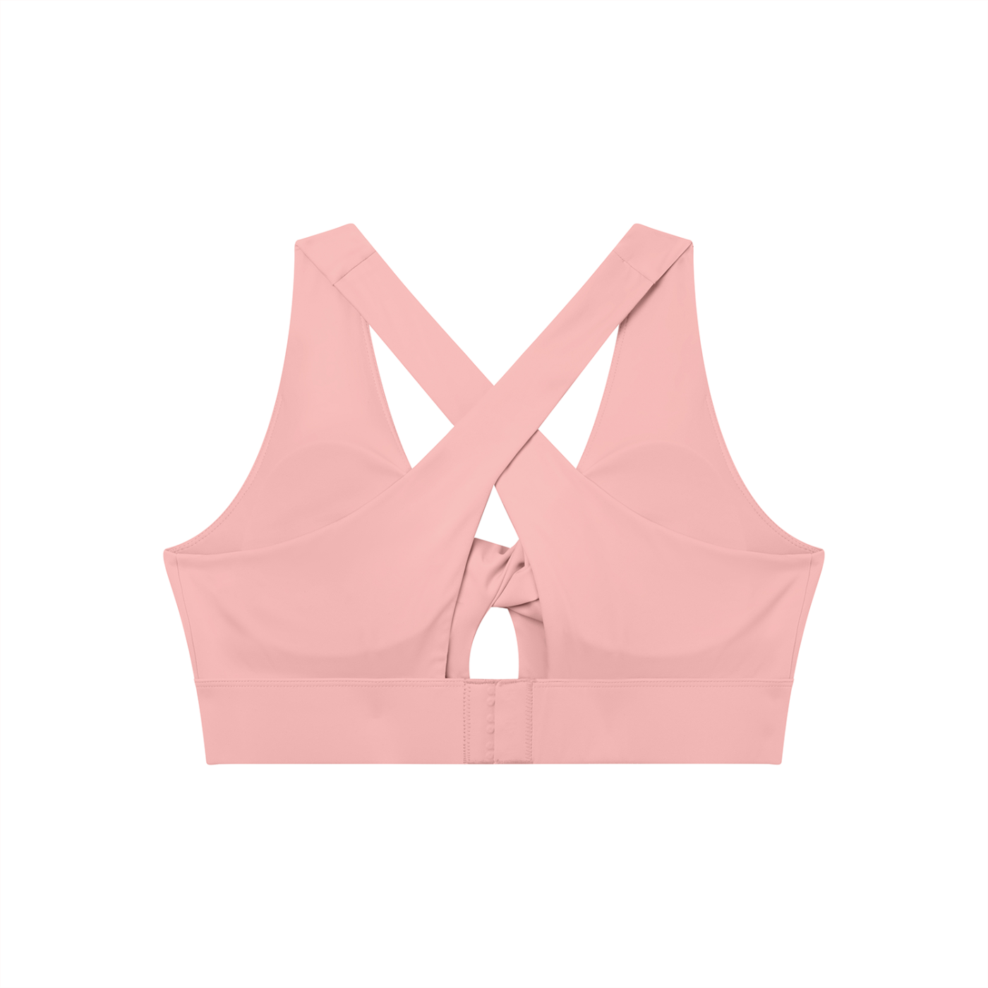 Sweet Route Women's Twist Front V-Neck Sports Bra